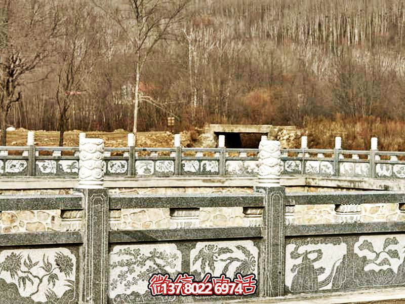 山區(qū)河道芝麻灰防護欄桿 山區(qū)河道芝麻灰防護欄桿